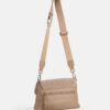 Ava Shoulderbag with Flap Almond