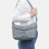 FREDsBRUDER Tasche Feeling Good Shoulderbag Dusty Blue Tragebild OS