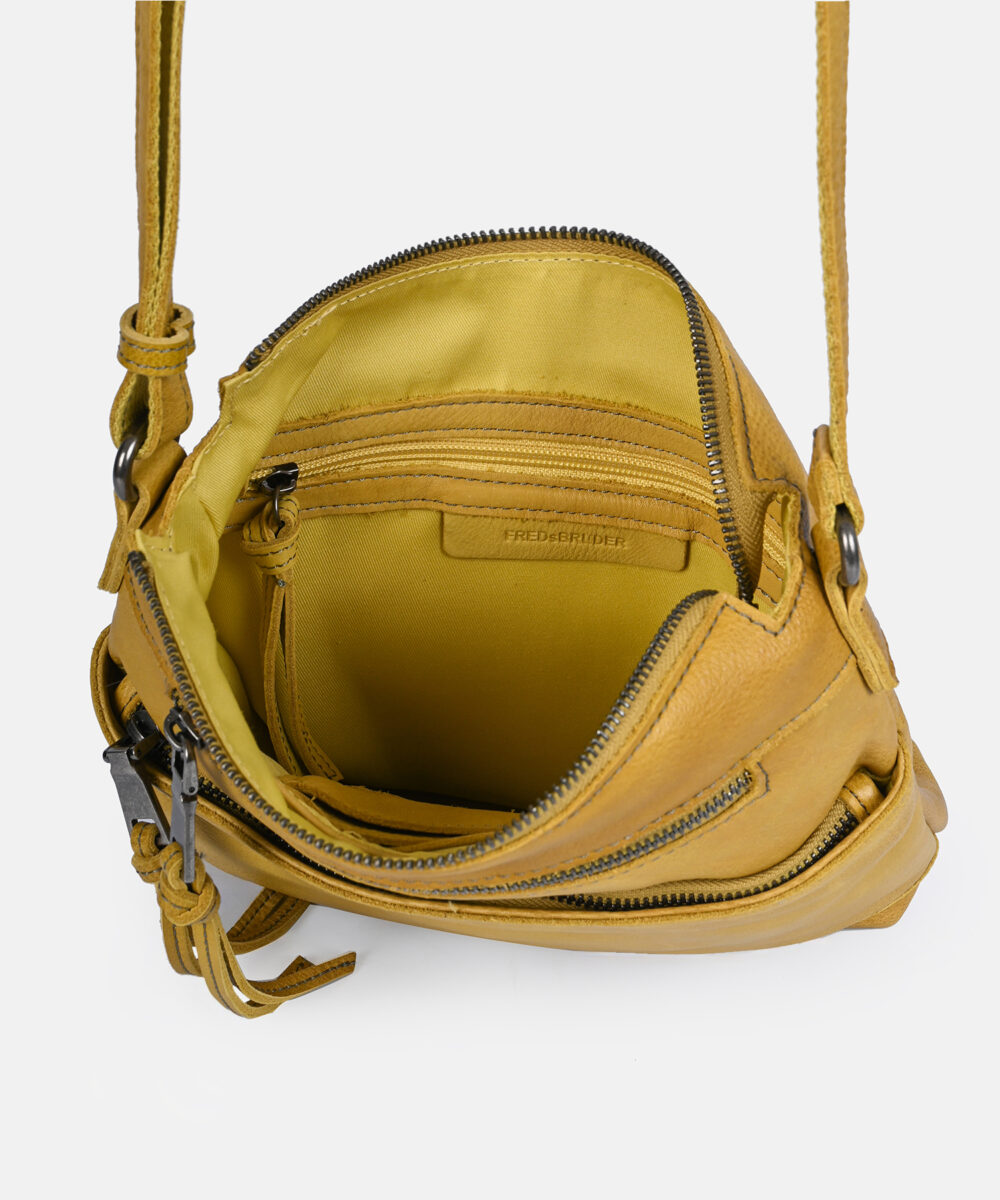 FREDsBRURDER Tasche My Old Friend Crossbag With Front Zipper Sunny Yellow OS