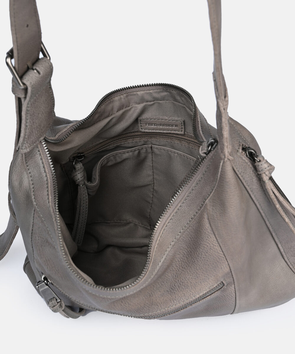 FREDsBRUDER Tasche My Old Friend Hobo Grey OS