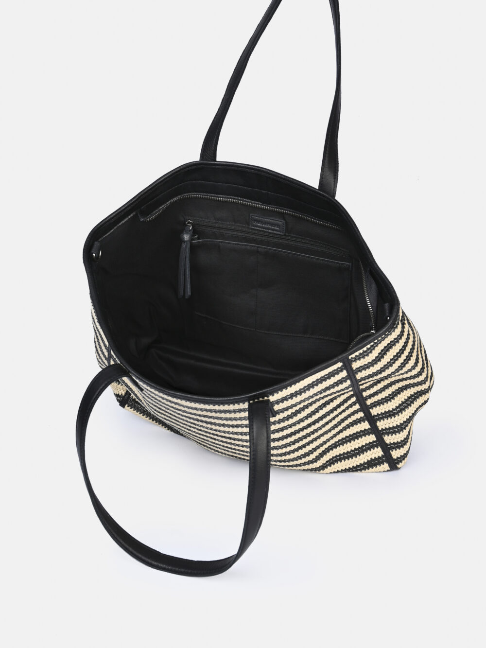 FREDsBRUDER Tasche Sommerliebe Shopper Black Stripes OS