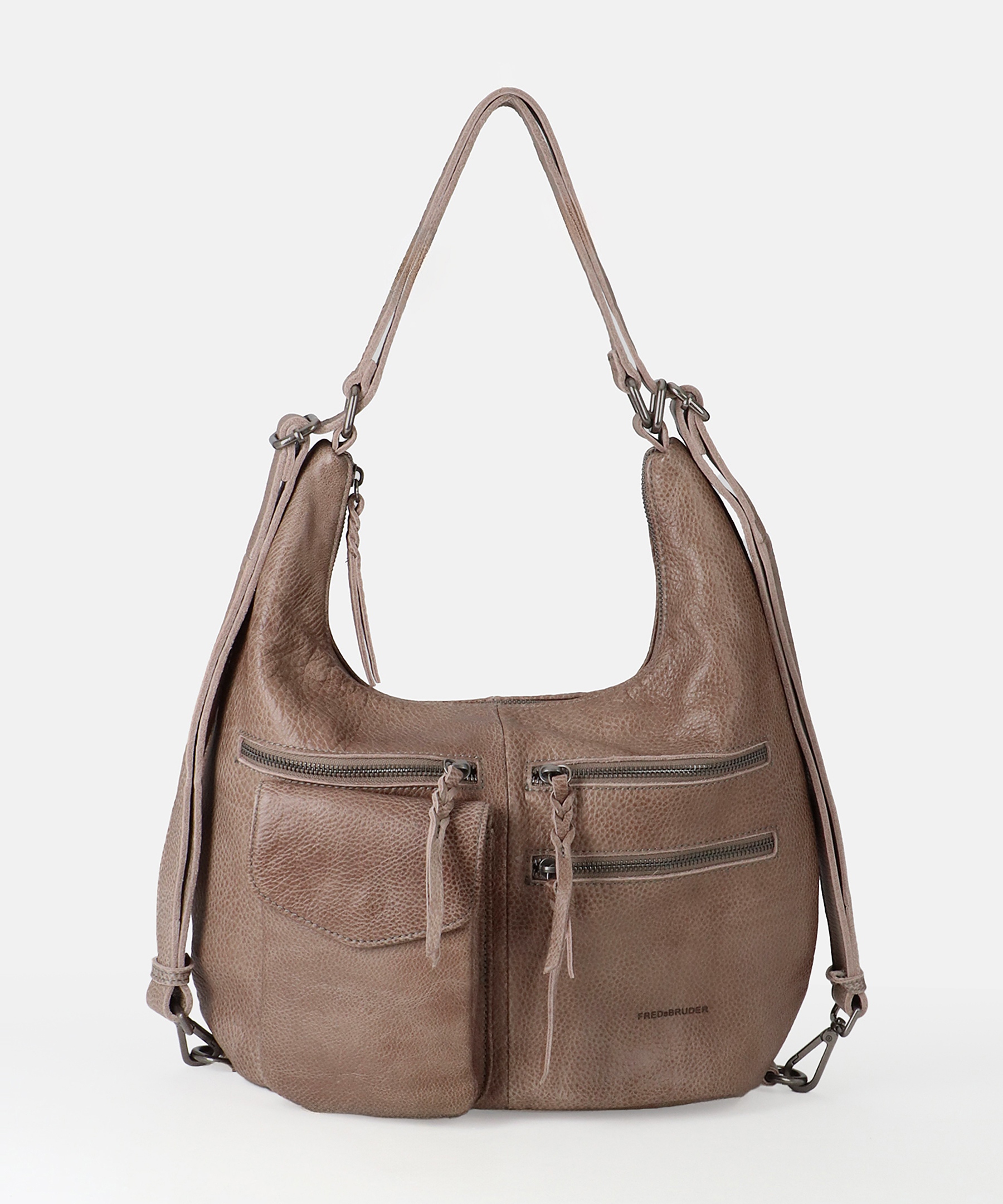 FREDsBRUDER Tasche My Old Friend Hybrid Hobo Soft Taupe OS