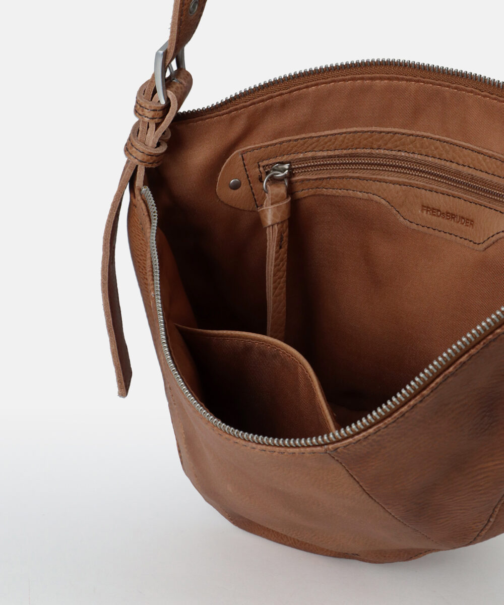 FREDsBRUDER Tasche My Old Friend Big Drop Dark Caramel OS